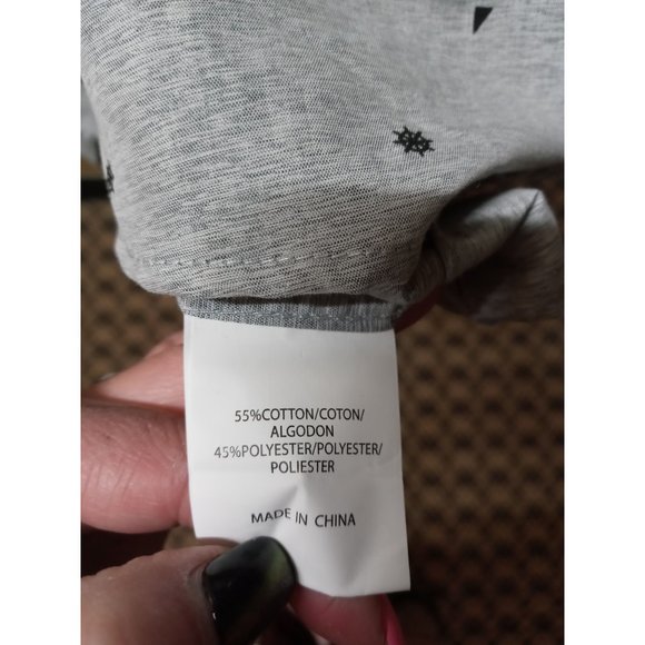 Molokai surf nwt anchor Gray button up Men's short sleeve shirt 2XL - Picture 2 of 4